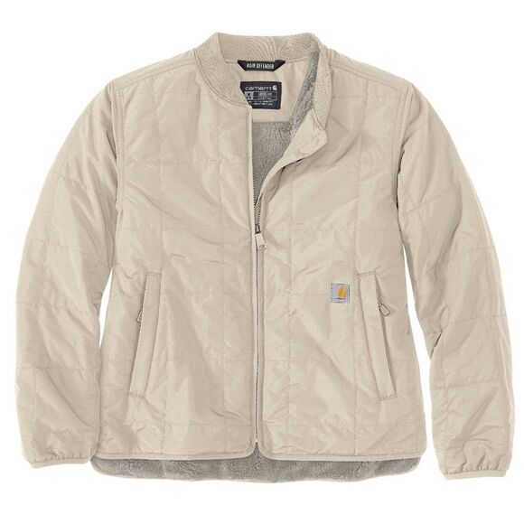 Carhartt Jackets & Blazers - Carhartt NWT Insulated Quilted Bomber Jacket Oat Milk XL